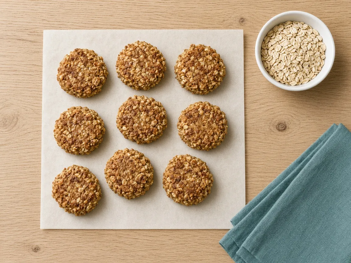 Bolinho de sardinha e aveia
